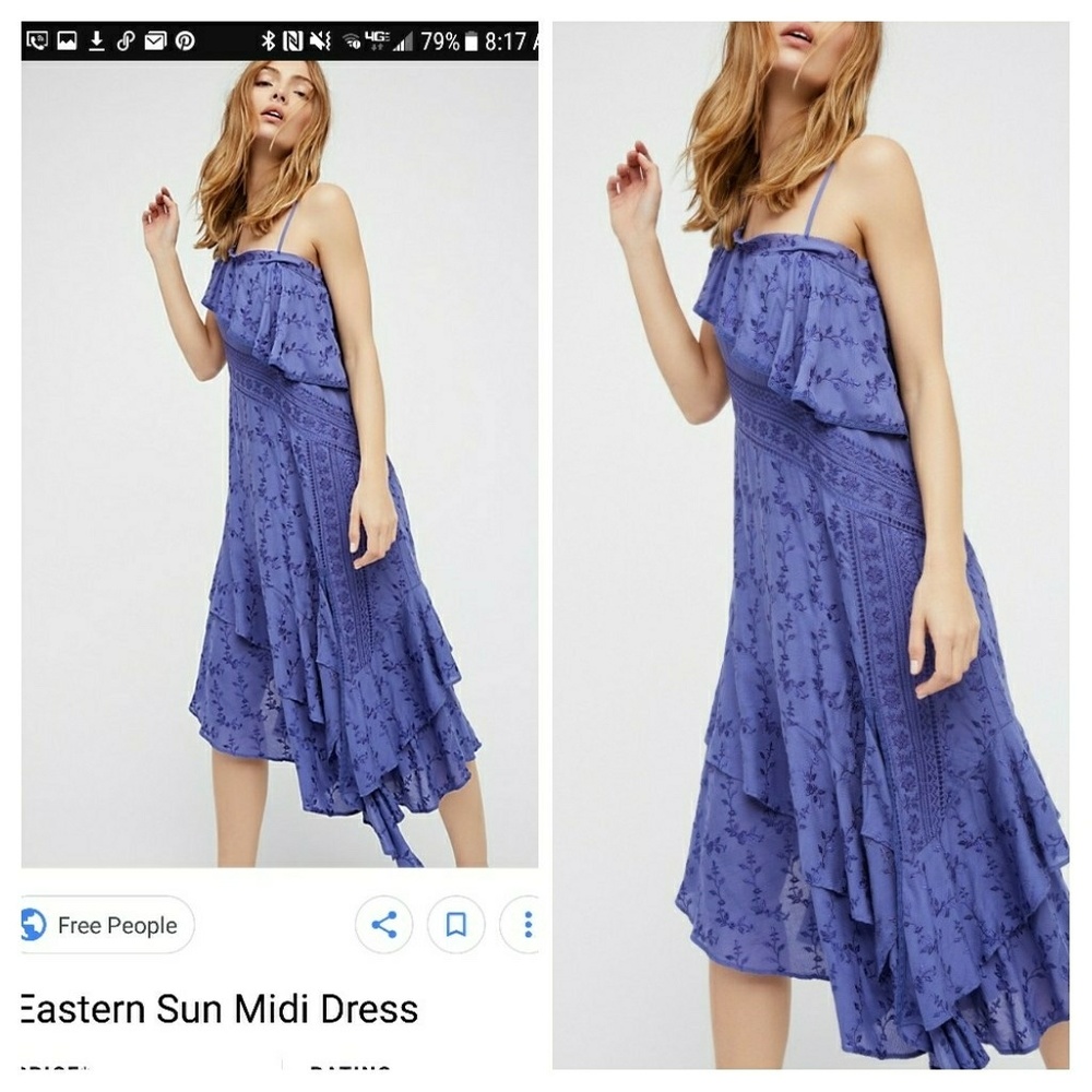 Free People Eastern Sun Midi Dress